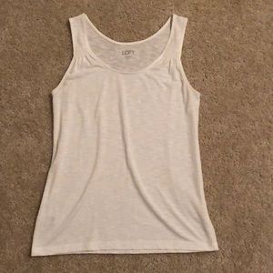Semi-sheer LOFT tank top